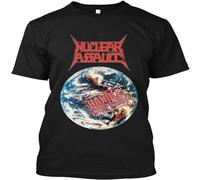 sonvsee Nuclear Assault-Handle with Care- Thrash Metal-Anthrax T Shirt Black L