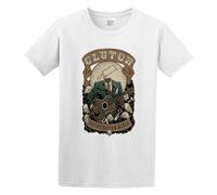 sonvsee Short T-Shirt Clutch Band Decapitation Blues White XL