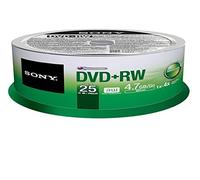 Sony 25DPW120ASP DVD+RW SPINDLE 25PK