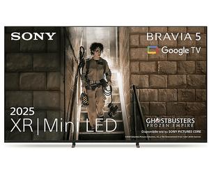 SONY 55 BRAVIA 5 XR55B TV MINI LED, SMART TV, ", Mini Processore AI XR Clear Image, Nero