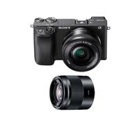 Sony A6400 Black Kit Sel 16-50Mm F3.5-5.6 Oss Black +Sel 50Mm F1.8 Oss