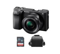 SONY A6400 Black KIT SEL 16-50MM F3.5-5.6 OSS Nero +Borsa +Scheda SD da 16 GB
