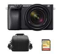 SONY A6400 Black KIT SEL 18-135MM F3.5-5.6 OSS Black+64GB SD card+Bag