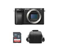 SONY A6400 Corpo nero + Borsa per fotocamera + Scheda SD da 16 GB