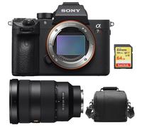 SONY A7R III + SEL 24-70MM F2.8 GM + scheda SD da 64 GB + borsa per fotocamera