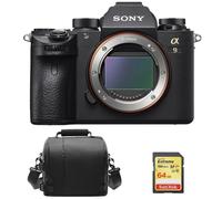 SONY A9 Corpo + scheda SD da 64 GB + borsa per fotocamera