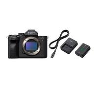 Sony Alpha 7 IV (ILCE-7M4) con caricatore rapido BC-QZ1 + seconda batteria ricaricabile NP-FZ 100