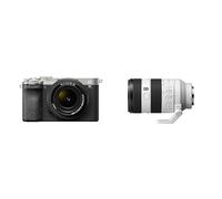 Sony Alpha 7CII di Sony | Fotocamera mirrorless full-frame (compatta, 33 MP, autofocus in tempo reale, 10 fps, video in 4K, display touch orientabile) + Lente SEL2860 + Lente SEL70200G2 (Argento)
