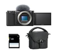 SONY ALPHA ZV-E10 BARE BLACK + Borsa + SD 8 GB - Nouvo