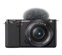 Sony Alpha ZV-E10 - Kit Vlog Camera ad Ottiche Intercambiabili + Obiettivo 16-50mm, APS-C, Schermo ad Angolazione Variabile per Vlog, Video 4K, Real-time Eye Autofocus, Nero