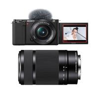 SONY ALPHA ZV-E10 NERO + 16-50 + 55-210 - Nouvo
