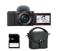 SONY ALPHA ZV-E10 NERO + 16-50 PZ + Borsa + SD 8 GB - Nouvo