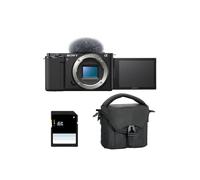 SONY ALPHA ZV-E10 NERO NU + Borsa + SD 8 Go