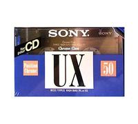 Sony - Audiocassetta, Chrome Class, UX 50 minuti C-50UX (2X25min)