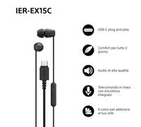 Sony Ier-ex15c Earphones Nero