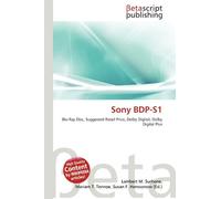 Sony BDP-S1: Blu-Ray Disc, Suggested Retail Price, Dolby Digital, Dolby Digital Plus