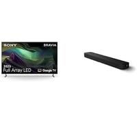 Sony BRAVIA KD-75X85L, Full Array LED, 4K HDR, Google TV, ECO PACK, BRAVIA CORE, Seamless Edge Design, Modello 2023 + HT-S2000 Soundbar Dolby Atmos a 3.1 canali