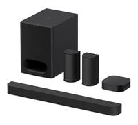 Sony BRAVIA Theatre System 6 (5.1 canali Surround Sound, 1000 W, con altoparlante posteriore e subwoofer, Dolby Atmos, DTS:X, AI Voice Zoom 3 con BRAVIA TV, DSEE, modalità multi-stereo per feste) nero
