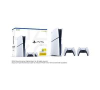 Ps5 console 1tb standard slim white + 2 dualsense ita