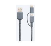 Sony Cavo USB 1,5 m 2.0 USB A Micro-USB B/Lightning Grigio CP-ABLP150H