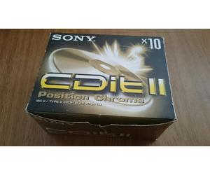 sony cdit2 60 chrome cassette 10 pieces cditll60