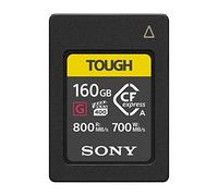 Sony CEA-G160T, Cablato, memoria Cfexpress Cablato, Tipo A 160 GB Serie G Tough - Lettura 800 MB/s, Scrittura 700 MB/s, Resistente a condizioni estreme