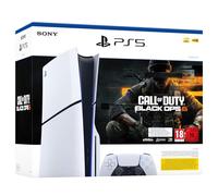 PS5 Console 1TB Standard Slim White Call of Duty 6 Bundle ITA NUOVO