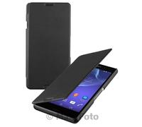 SONY CUSTODIA ORIGINALE LEATHER FLIP CASE BOOK COVER LIBRO XPERIA E3 DUAL NERA