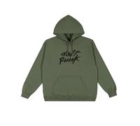 Sony Daft Punk Official Merch Classic Logo Hoodie Maglia di Tuta, Verde (Army Green), L Donna