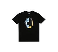 Sony Daft Punk Unisex DP Retail Split Casco Tee Nero Rifornimento, Nero, S