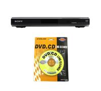 Sony DVP-SR510H Pacchetto lettore DVD upscaling 1080p con detergente per lenti CD/DVD (2 articoli)