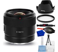 Sony E 11mm F/1.8 Lente SEL11F18 - 7PC Set Accessori