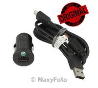 SONY ERICSSON CARICABATTERIA AUTO AN401 5W USB CON CAVO MICROUSB BLACK 791CE7A
