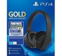 Sony Gold Black Wireless 7.1 Gaming Headset - Fortnite Neo Versa Bundle Ps4- Playstation 4