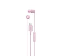 Sony IER-EX15C auricolari con cavo USB-C con microfono - leggeri adatti per Android, iPhone, laptop e PC - Cavo anti-groviglio, suono nitido - Perfetti per i viaggi e l'uso quotidiano - Rosa
