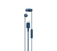 Sony IER-EX15C auricolari con cavo USB-C con microfono - leggeri adatti per Android, iPhone, laptop e PC - Cavo anti-groviglio, suono nitido - Perfetti per i viaggi e l'uso quotidiano - Blu