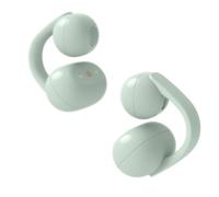 Sony LinkBuds Clip cuffie open-ear, design a clip confortevole, 3 modalità di ascolto, IPX4, chiamate nitide, batteria fino a 37 ore, assistente vocale AI, controllo touch, iOS e Android - Green