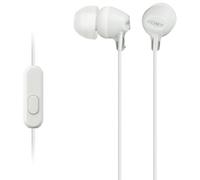 Sony MDR-EX15AP Cablata Auricolari Cuffie Stereo Mic Bianco Rumore Isolation-Uk