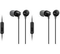 Sony Mdr-Ex15Ap - Cuffie In-Ear Con Microfono, Auricolari In Silicone, Nero, Sen