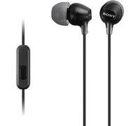 SONY MDREX15APB.CE7 Cuffie Auricolari con Microfono, Stereofonico, 100 dB, 16 , Nero