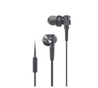 Sony MDR-XB55AP Auricolari in-ear cablati extra bassi neri con telecomando mi...