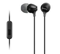 SONY MDREX15APB.CE7 Cuffie Auricolari con Microfono, Stereofonico, 100 dB, 16 , Nero