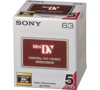 Sony Mini DV Cassette 5dvm63hd 5 confezioni 63 minuti