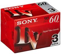 Sony Mini Videocassetta Digitale Confezione da 3 3DVM60R3 Senza Memoria IC