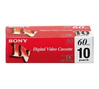 Sony MiniDV Tape 60min Confezione da 10 Videocassette Nuove Sigillate Alta Qu...
