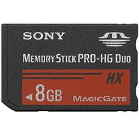 Sony MSHX8B Memory Stick PRO-HG DUO HX 8 GB, Nero