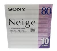 Sony Neige - Confezione da 10 dischi da 80 minuti