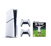 Sony Pack PS5 Slim & 2 Controller Dualsense & EA SPORTS FC25 - Nouvo