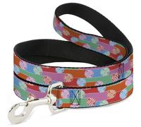 Sony Pictures Pet Leash, Dog Leash, Wheel of Fortune Wheels Collage Multi Color,