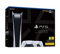 SONY PlayStation 5 Digital Edition E Slim + 2 DualSense White